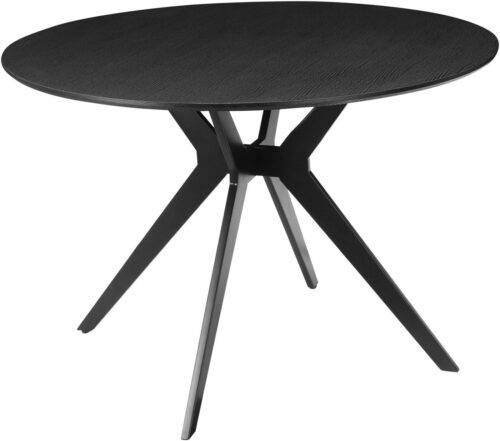 Home affaire Esstisch La Roche, Gestell aus Metall, fühlbare Struktur, Höhe 75 cm