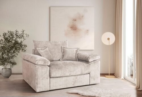 Home affaire XXL-Sessel Soft&Cosy, B: 151 cm - OTTO. Verlässliche Qualität., Mega-Sessel, Cord oder Chenille-Struktur, mit 2 Zierkissen