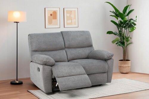 Home affaire 2-Sitzer LANNOY, mit manueller o. elektrischer Relaxfunktion in beiden Sitzen., Elektrische Variante mit USB A/C. Federkern, Webstoff