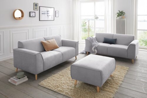 Home affaire Hocker Janek, mit Keder in scandinavischem Design
