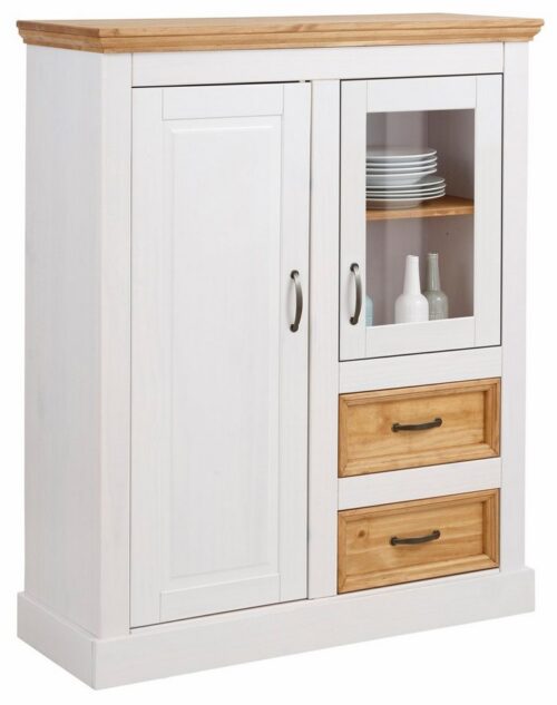 Home affaire Highboard Selma, Vitrine, Breite 100 cm