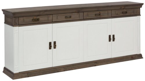Home affaire Sideboard Vinales, Kommode im klassischen Landhausstil, Breite 202 cm