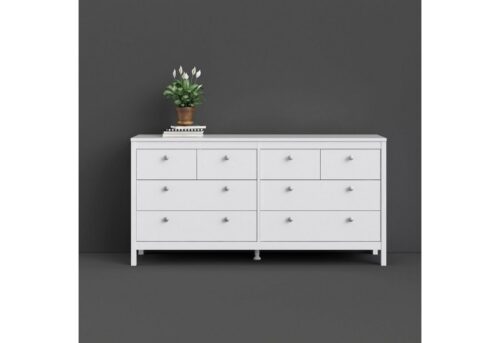 Home affaire Kommode Madrid, Aufbewahrung, Schubladenschrank, Stauraum, mit 4 kleinen und 4 großen Schubladen, Breite 160 cm