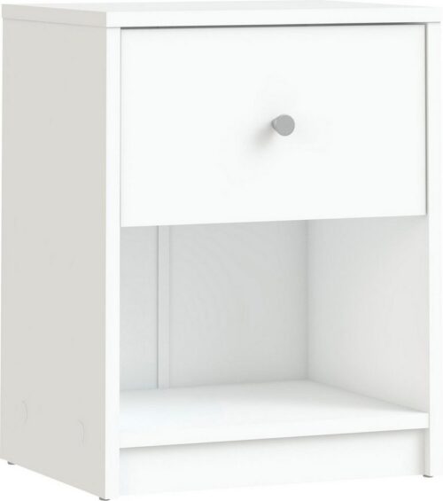 Home affaire Nachtkommode May, Nachttisch, Nachtschrank, Beistelltisch, mit 1 Schublade und einem offenen Fach, Breite 38 cm, Höhe 48 cm