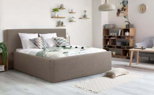 Home affaire Polsterbett Dalina, geradliniges Kopfteil, in 5 Breiten, auch in 220cm Länge