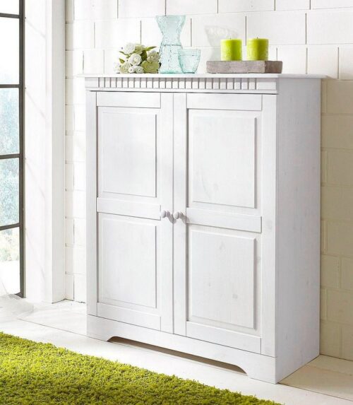 Home affaire Kommode Cubrix, aus schönem massivem Kiefernholz, Höhe 100 cm