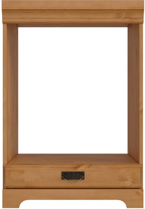 Home affaire Herdumbauschrank Rügen Breite 60 cm, Kiefer massiv, Nischenmaß Herd B/T/H 56,7/54,2/60,5 cm