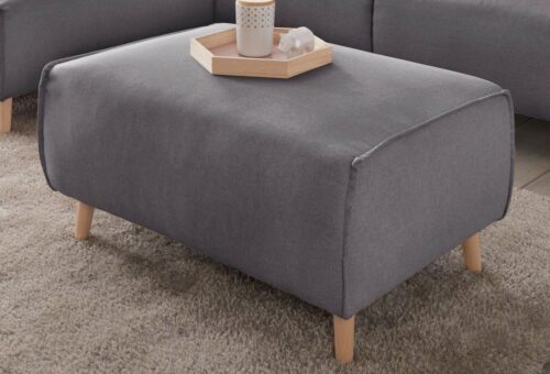 Home affaire Hocker Janek, mit Keder in scandinavischem Design