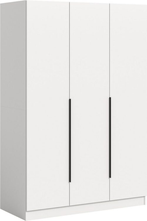 Home affaire Kleiderschrank Skarde Schlafzimmerschrank, Garderobe, Schrank, Bestseller (Otto Bestseller Garderobe Schlafzimmerschrank) Breite: 120 cm, weiß, Kleiderstange 4 Böden