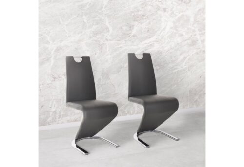 Home affaire Esszimmerstuhl Monza (Set, 2 St), Bezug in Kunstleder, Rückenlehne mit Griff zum einfachen Zurückziehen