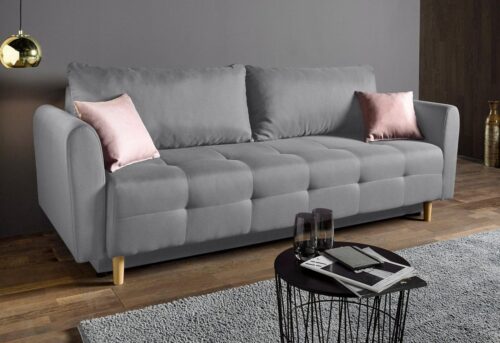 Home affaire Schlafsofa Nordic, inklusive Bettkasten und Zierkissen