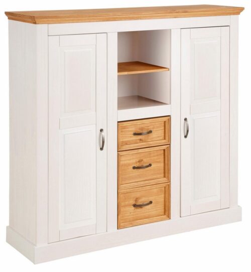 Home affaire Highboard Selma, Stauraumschrank, Breite 130 cm