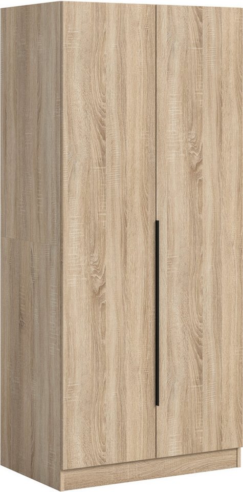 Home affaire Kleiderschrank Skarde Schlafzimmerschrank, Garderobe, Schrank, Bestseller (Otto Bestseller Garderobe Schlafzimmerschrank) Breite: 80 cm, Sonoma Eiche NB, Kleiderstange