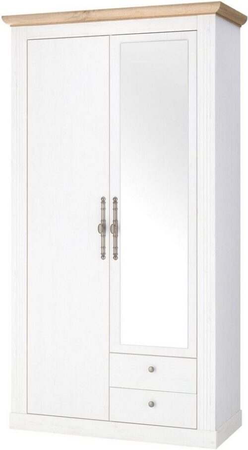 Home affaire Garderobenschrank WESTMINSTER BESTSELLER! (Breite ca. 108 cm) im romantischen Landhausstil