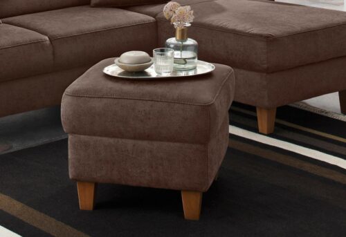 Home affaire Polsterhocker Palmera, B: 58 cm, mit Stauraum, Federkern