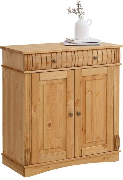 Home affaire Kommode Teresa Sideboard nur 2 Schubkästen, aus massiver Kiefer Breite 84 cm, Höhe 90 cm, FSC®