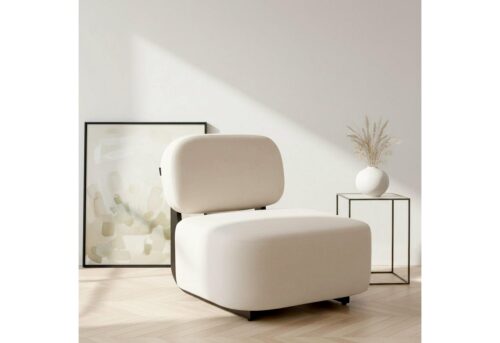 Home affaire Loungesessel LIORAN Designsessel mit filigranem Holzgestell, Designklassiker, modern und zeitlos