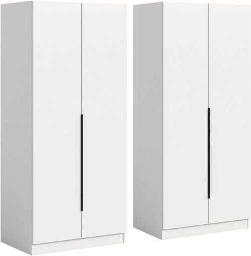 Home affaire Schrank-Set Skarde moderner Kleiderschrank Schlafzimmerschrank Otto´s Choice, (1-St., wähle deine beste Schrank Kombination), Skarde Kleiderschrank 160 cm, 2 Kleiderstangen und 2 Böden