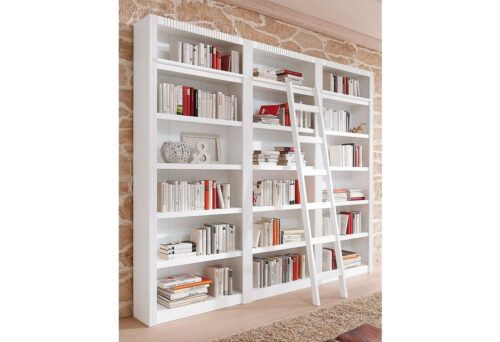 Home affaire Bücherwand Bergen, aus schönem massivem Kiefernholz, 3 tlg.