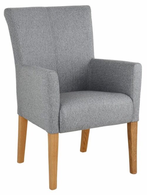 Home affaire Armlehnstuhl King BESTSELLER!, Esszimmerstuhl mit bequemer Polsterung, Esszimmersessel mit Armlehnen