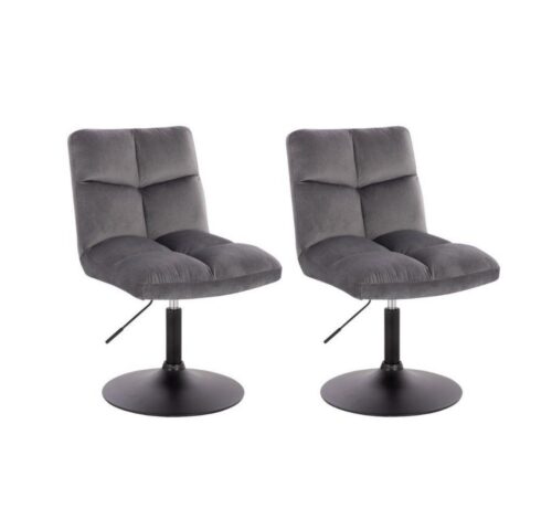 HOME DELUXE Polsterstuhl Pokerstuhl ACE 2er - 8er Set - höhenverstellbar (2 Stück, 2 St), Barstuhl Samtstuhl Esszimmerstuhl