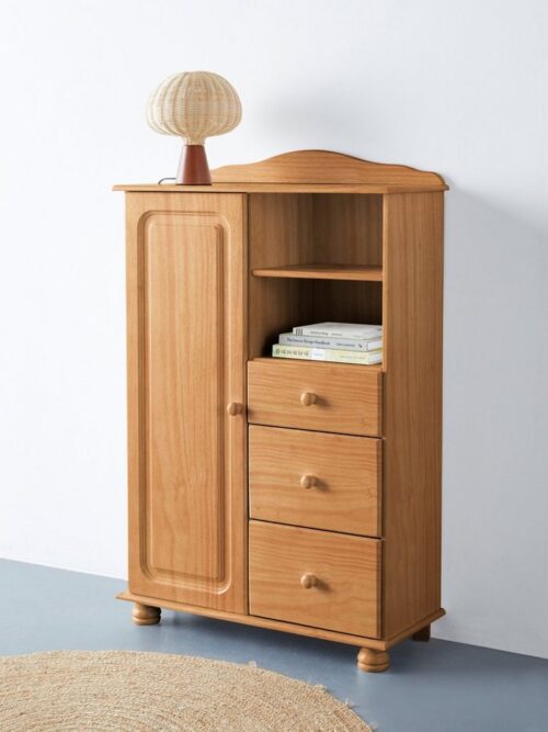 Home affaire Highboard Mette, Stauraumschrank mit 3 Schubladen und verstellbaren Einlegeböden