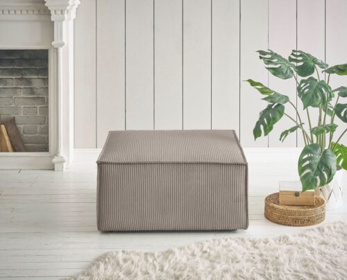 Home affaire Hocker SHERWOOD, Hocker quadratisch, ideale Ergänzung zum Loveseat SHERWOOD