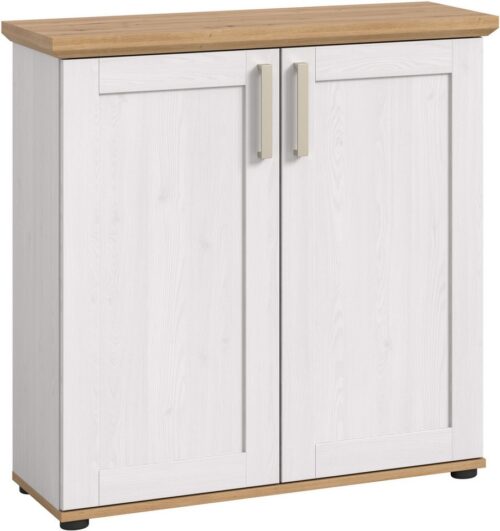 Home affaire Kommode Cosenza, Cosenza Highboard 88 cm, 2 Türen, 3 Fächer, Wohnzimmer