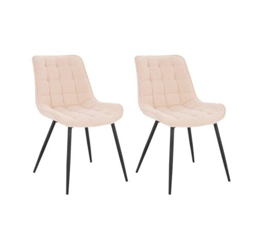 HOME DELUXE Esszimmerstuhl Polsterstuhl 2er - 8er Set IKALO (2 St), Gestell aus Metall, Küchenstuhl