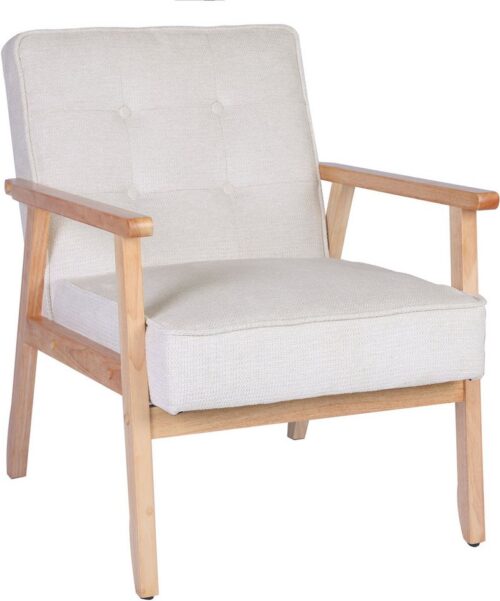 Home affaire Loungesessel MENONRI mit Armlehnen aus Massivholz, Relaxsessel, Lese-Sessel, Cocktailsessel in Cord und Webstoff