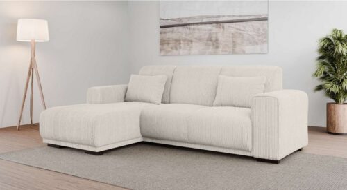 Home affaire Ecksofa BORNHOLM L-Form, B: 234 cm - OTTO. Verlässliche Qualität., Recamiere links oder rechts bestellbar, Wellenfederung, inkl. 2 Kissen