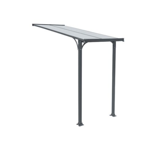 HOME DELUXE Vordach CUBIS - aus Aluminium (Komplettset), Überdachung für den Eingangsbereich, Haustür