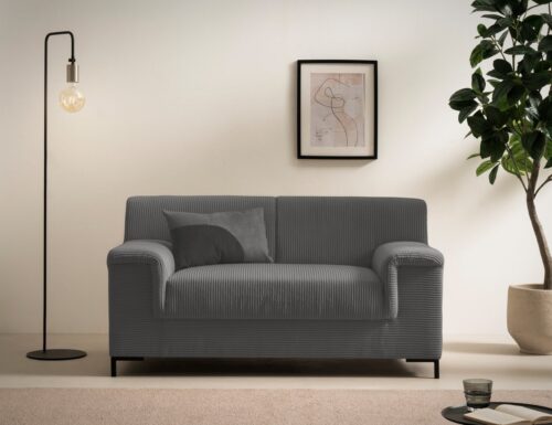 Home affaire 1,5-Sitzer Jamie 2 B/T/H: 144/81/76 cm, auch in Cord, zeitlos, modern, mit komfortablem Federkern