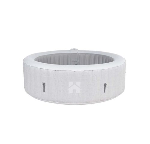 HOME DELUXE Whirlpool Outdoor Whirlpool SPLASH - 6 Personen, (inkl. Abdeckung), 130 Luftdüsen, aufblasbar auf Knopfdruck