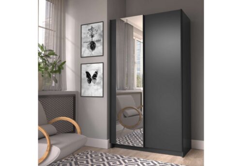 Home affaire Kleiderschrank Hildreth, Wäscheschrank, Schwebetüren, Versand nur 4,95€! mit Spiegel, FSC®-zertifizierter Holzwerkstoff, in 3 Breiten