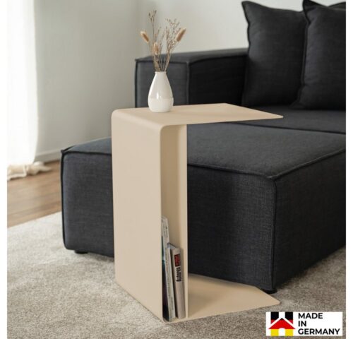 HOME DELUXE Beistelltisch Beistelltisch ZIMA – Made in Germany (4 Aufstellmöglichkeiten - 360° Drehbar), Couchtisch, Sofatisch