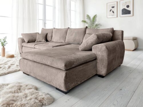 Home affaire Ecksofa Cara Mia L-Form, B: 325 cm - OTTO. Verlässliche Qualität., mit 4 Zierkissen, optional Bettfunktion & Bettkasten