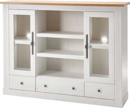 Home affaire Highboard Westminster BESTSELLER! (Höhe ca. 122cm), im angesagten Landhaus-Look