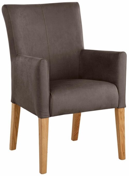 Home affaire Armlehnstuhl King BESTSELLER!, Esszimmerstuhl mit bequemer Polsterung, Esszimmersessel mit Armlehnen