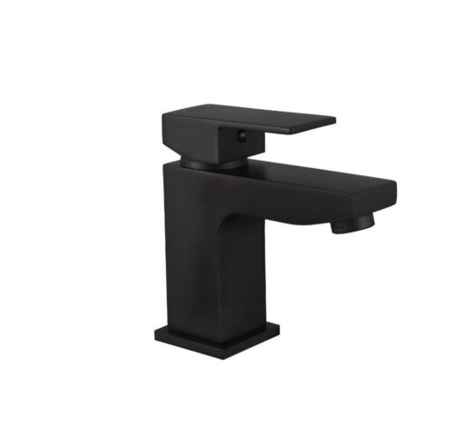 HOME DELUXE Waschtischarmatur AQUATIC - 13,5 x 4,2 x 13,2 cm Waschbeckenarmatur in Chrome, Wasserhahn, Badarmatur