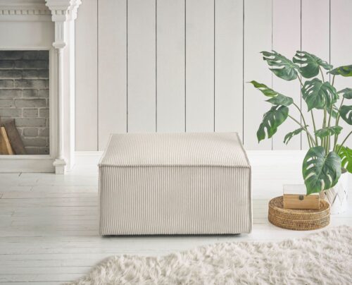 Home affaire Hocker SHERWOOD, Hocker quadratisch, ideale Ergänzung zum Loveseat SHERWOOD
