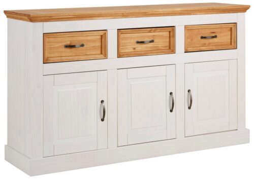 Home affaire Sideboard Selma, Kommode aus massivem Kiefernholz, Breite 145 cm