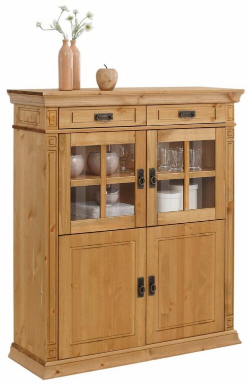 Home affaire Highboard Vinales, Vitrine, Breite 112 cm