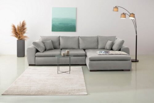 Home affaire Ecksofa Cara Mia L-Form, B: 325 cm - OTTO. Verlässliche Qualität., mit 4 Zierkissen, optional Bettfunktion & Bettkasten