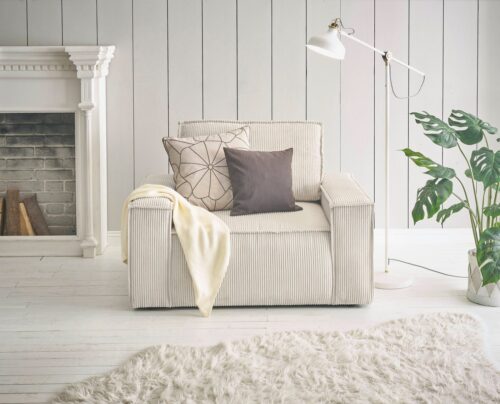 Home affaire Sessel SHERWOOD, Love-Seat in 3 Stoffarten verfügbar, passend zur Polster-Serie SHERWOOD