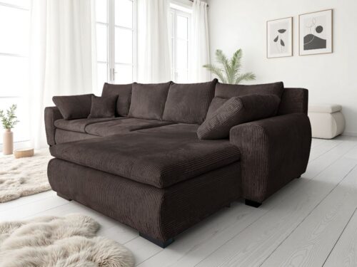 Home affaire Ecksofa Cara Mia L-Form, B: 325 cm - OTTO. Verlässliche Qualität., mit 4 Zierkissen, optional Bettfunktion & Bettkasten