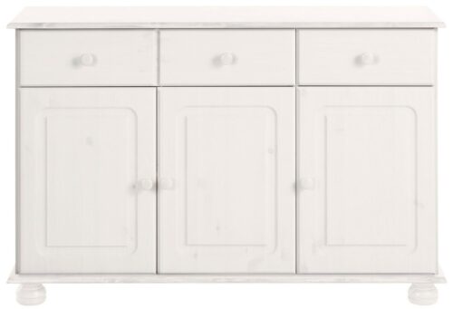 Home affaire Sideboard Mette, Kommode mit gefrästen, kugelförmigen Füßen, Breite 120 cm