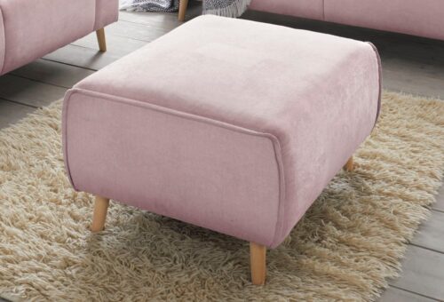 Home affaire Hocker Janek, mit Keder in scandinavischem Design