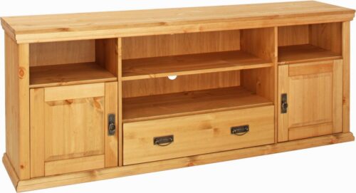 Home affaire Lowboard Konrad TV-Board, TV-Kommode, Breite 169 cm, Höhe 67 cm, Metallgriffe, Kabeldurchführung