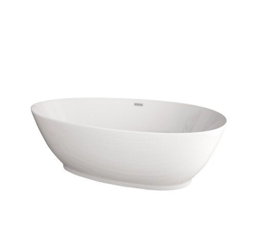 HOME DELUXE Badewanne Freistehende Badewanne DELIA, (1-tlg), 180 x 90 x 58 cm - Füllmenge: 270 Liter I Freistehende Badewanne Spa